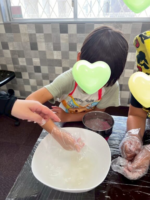 8月2日、わらび餅クッキングをしました！