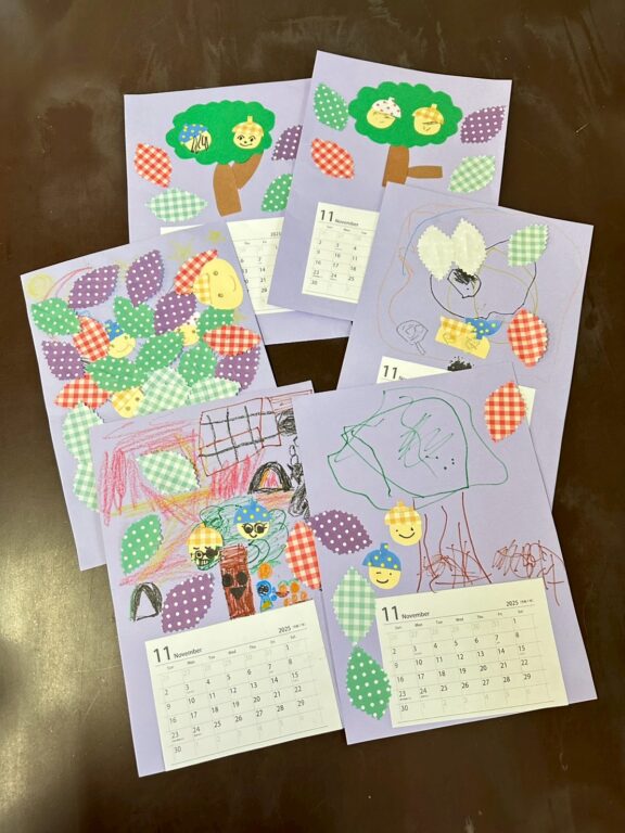 10月25日、カレンダー製作をしました！