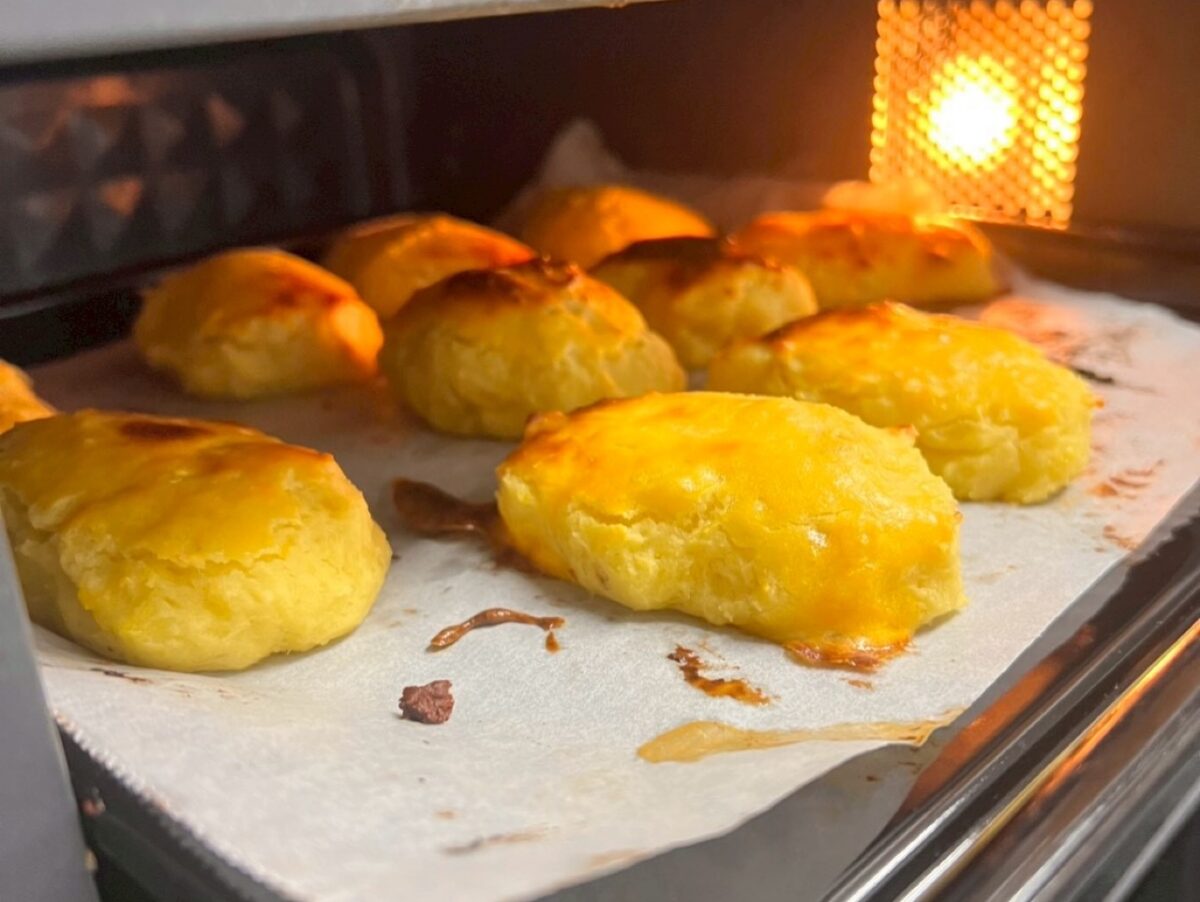 11 月７日、スイートポテトを作りました！