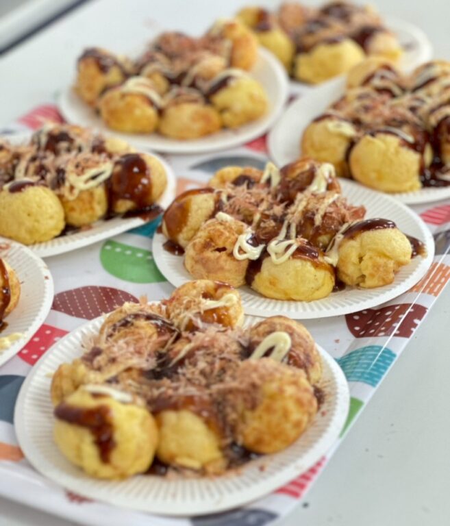 1月12日（月・祝日）ウインナータコ焼きをつくりました！