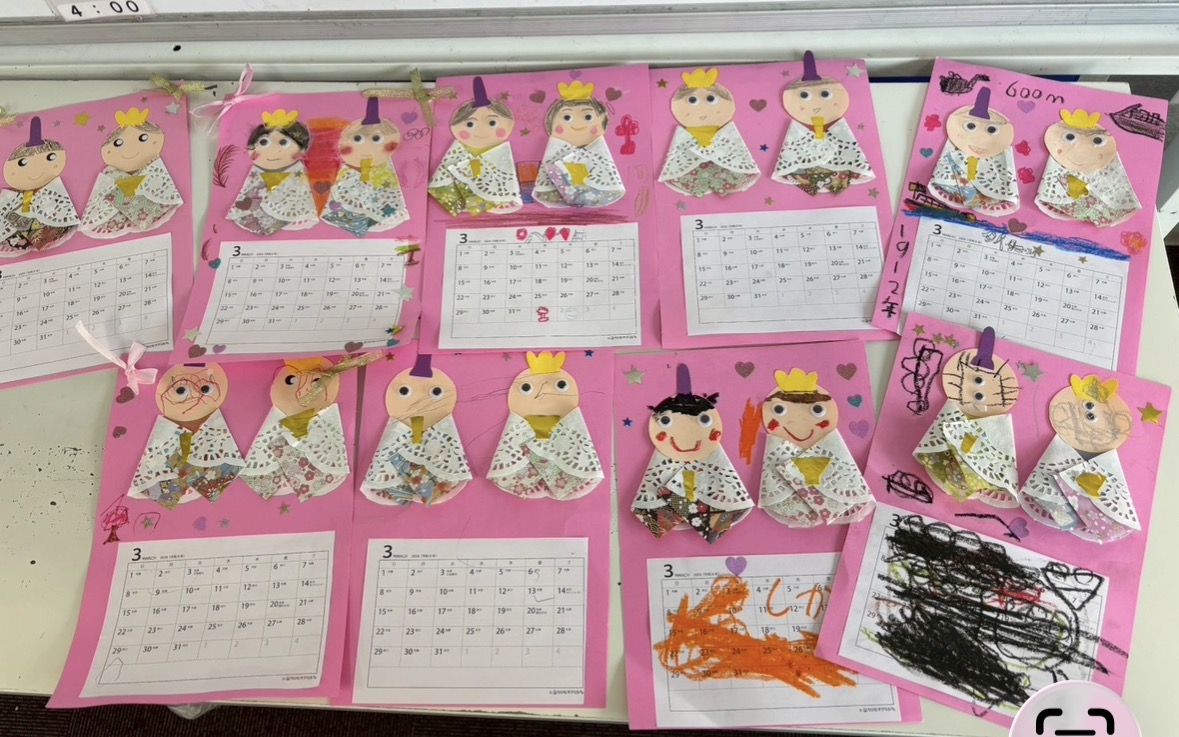 ２月28日（土）、３月のカレンダー制作をしました！