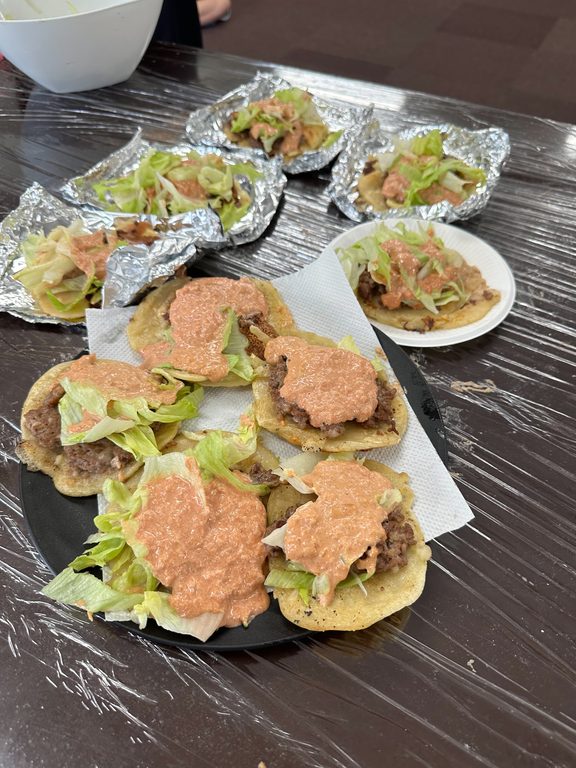 9月23日（月・祝日）、クッキングで「ブリトー」を作りました！